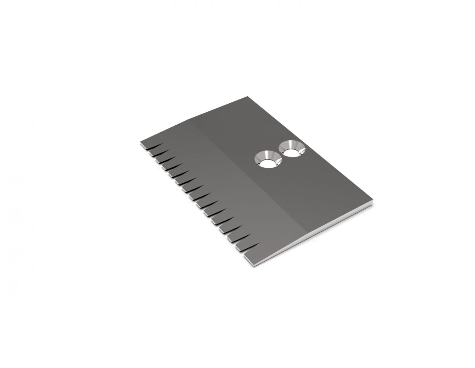 Single teeth pin vent trimming knives for rubber and tire