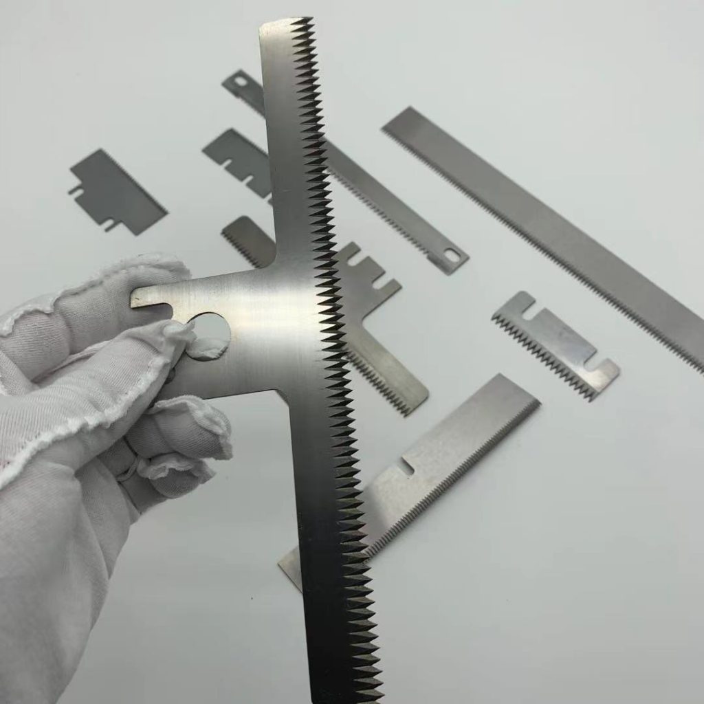 serrated knives saw blades teeth cutters for packaging