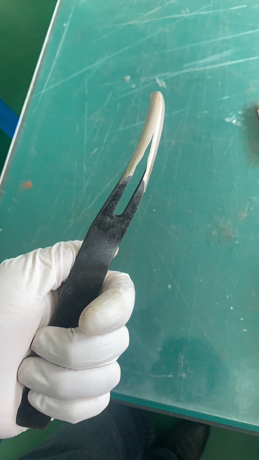 Good trimmer knife for tire rubber flash or bead Fefo Knives